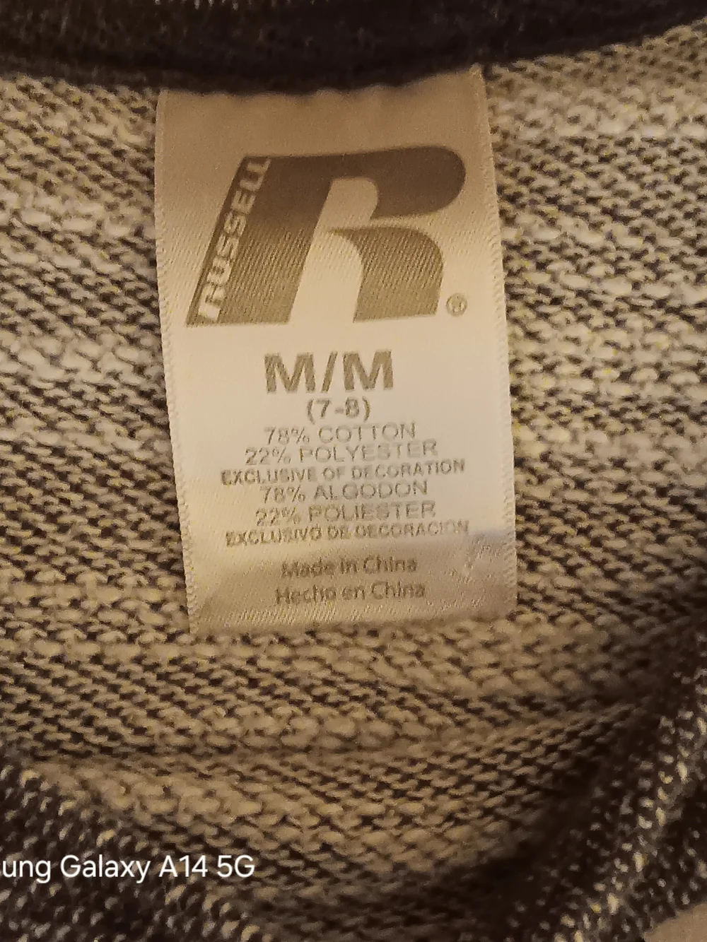 Russell Athletic Nevada Wolf Pack Gray Two-Tone Crewneck Sweater